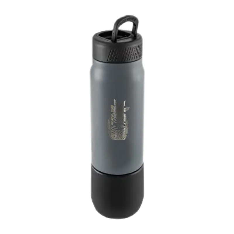 8 OZ GRAY ECOVESSEL SWITCHBACK BOTTLE