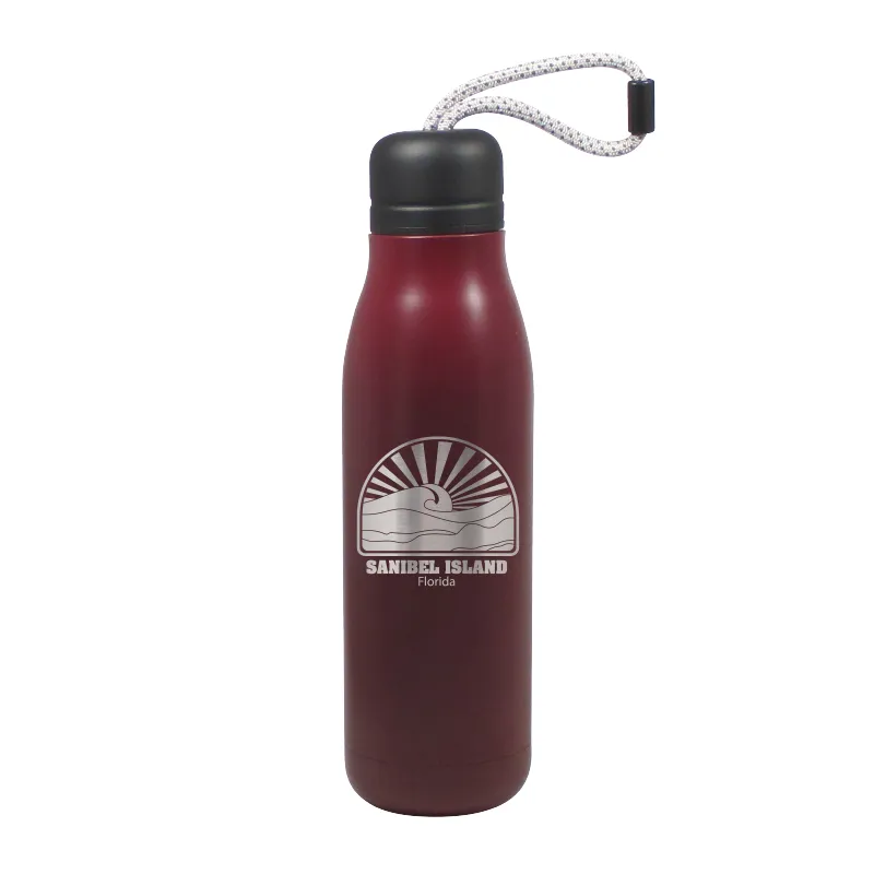 18 OZ MYBEVI MAROON BALI HYDRATION BOTTLE