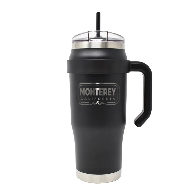 32 OZ BLACK MYBEVI OUTLANDER MUG