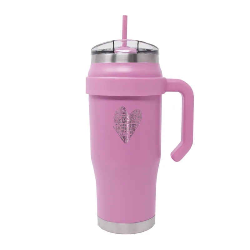 32 OZ PINK MYBEVI OUTLANDER MUG