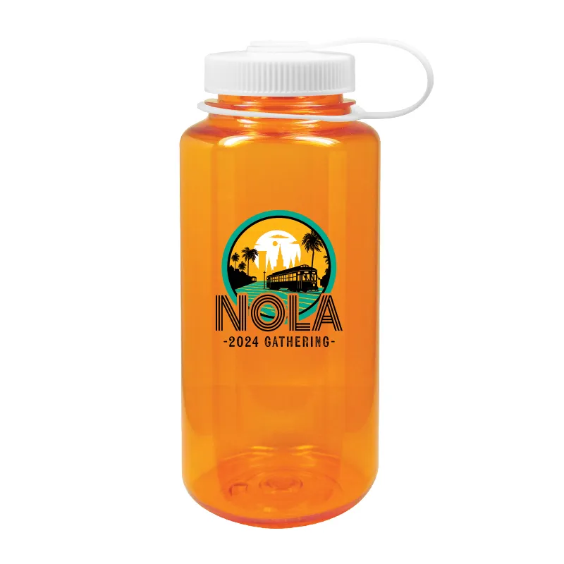 32 OZ TRUE COLOR ORANGE NALGENE SUSTAIN WIDE MOUTH BOTTLE